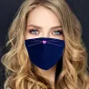 Maschera protettiva viso / bocca - lavabile - stampa vignetta