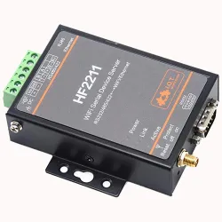 HF2211 - RS232/RS485/RS422 - WiFi-sarjalaitepalvelin - ethernet-muunninmoduuli