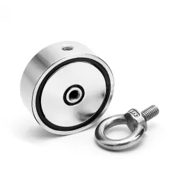 D48 - D60 - D67 - D75 - stark neodymiummagnet med krok - dubbelsidasökning - D60 * 22m m