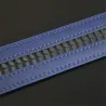 CinturónCinturón de cuero genuino con hebilla automática - azul