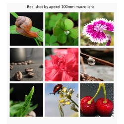 HD optic camera lens - 100mm macro lens - super macro lenses - for iPhone XS Max Samsung S9