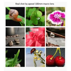 HD optische cameralens - 100 mm macrolens - super macrolenzen - voor iPhone XS Max Samsung S9Lenzen