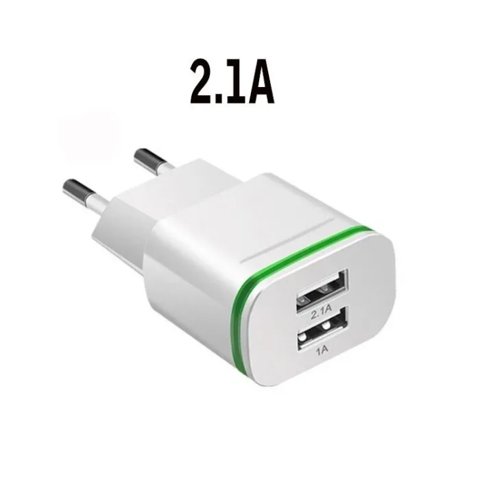 Universal USB laddare - 2 port / 4 port - LED ljus - multi port