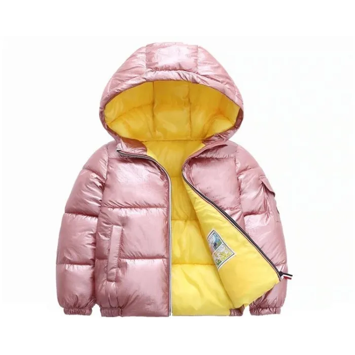 Giacca per bambini caldo con cappuccio - cotone - idrorepellente
