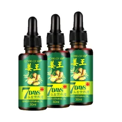 Cabello3 piezas - crecimiento del cabello líquido - esencia del jengibre - 7 días tratamiento