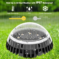 4 pezzi - lampade a energia solare - 8 LED - luce da giardino impermeabile