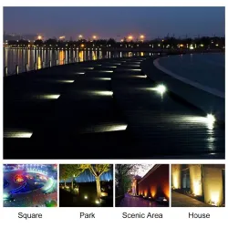 Luces & Iluminación4 piezas - lámparas solares - 8 LED - luz impermeable del jardín
