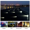 Luces & Iluminación4 piezas - lámparas solares - 8 LED - luz impermeable del jardín