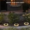 Luces & Iluminación4 piezas - lámparas solares - 8 LED - luz impermeable del jardín