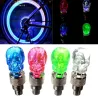 2 pièces - voiture / moto / robinet de pneu de vélo - ampoule LED néon - crâne
