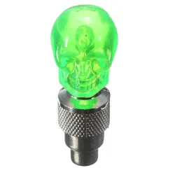 Partes de rueda2 piezas - coche / motocicleta / moto válvula de neumáticos tapa - bombilla LED de neón - cráneo