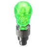 2 stuks - auto / motor / fiets ventieldopjes - neon led lamp - doodskopWiel onderdelen