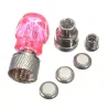 2 pezzi - auto / moto / bici gomme valvole - neon lampadina LED - cranio