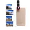 3 em 1 - olho de peixe - ângulo largo - macro - lente da câmera com clip para iPhone / Samsung