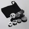 3 in 1 - fisheye - groothoek - macro - cameralens met clip voor iPhone / SamsungLenzen