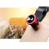 3 em 1 - olho de peixe - ângulo largo - macro - lente da câmera com clip para iPhone / Samsung