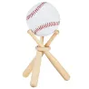 Baseball / golf tennis ball display stand - wooden holderBaseball