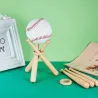 Baseball / golf tennisboll display stand - trähållare