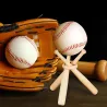 Baseball / golf tennis pallo näytön - puinen haltija