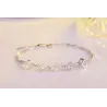 Elegant bracelet with cubes - silver 925