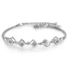 Bracciale elegante con cubetti - argento 925