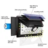LED lamp op zonne-energie - buiten - bewegingssensor - muur - waterdicht - 34 ledsSolar verlichting