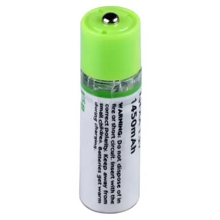 USB laddningsbart AA-batteri - AA - 1.2V - 1450mAh - Snabbladdning