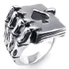 AnillosClaw holding tarjetas de póquer - anillo - metal