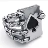 Claw holding poker cards - sormus - metalli