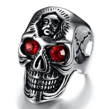 Gothic skull ring - stainless steelRings