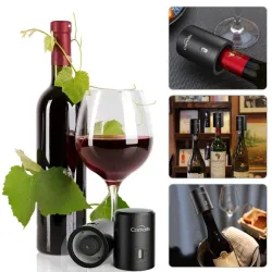 Vacuum wijnfles sealer - flessenstop - champagne - wijnflesstopperBar producten