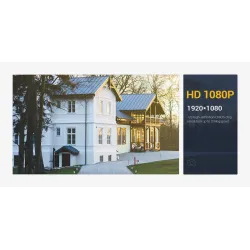 ESCAM QF260 - WiFi - langaton - IP67 - 1080P 2.0MP - aurinkosähkö - PIR - turvakamera