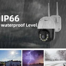 3MP - WIFI - IP-kamera - Outdoor - Wireless - H.265 - Security CCTV Kamera