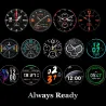 Smart Watch - Unisex - 1,3 tum Full Touch Screen - Pedometer - Vattentät - Hjärtfrekvens