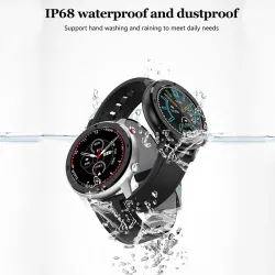 Smart Watch - Unisex - 1,3 tum Full Touch Screen - Pedometer - Vattentät - Hjärtfrekvens