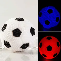 6.5cm - Fotbollsboll - Led - Glödande fotboll - barn