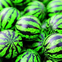 Pelotas20pcs - 30pcs - 50pcs - 80pcs - 100pcs - 32MM - Bouncing Watermelon - Bola de Bouncy