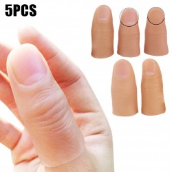 5 peças - falsos dedos de silicone - brinquedo de Halloween