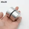 N52 - N35 - magnete al neodimio - tondo - 40 x 20mm - 2 pezzi