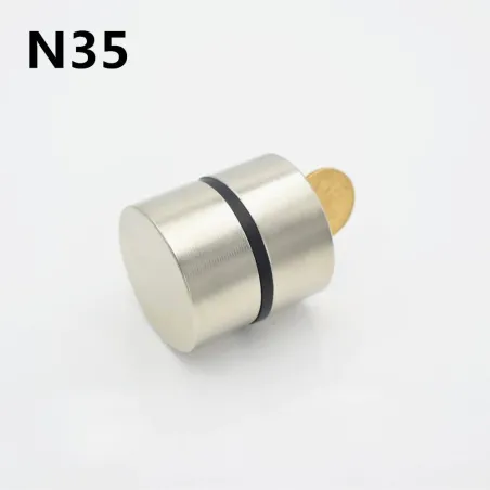 N52 - N35 - ímã de neodímio - redondo - 40 x 20mm - 2 peças