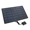 6W - 10W - Power Bank - solpanel - USB - batteriladdare