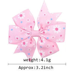 Pinzas de cabello1Piece - Tazones de pelo de cinta con clip - Niñas de bebé - Flores