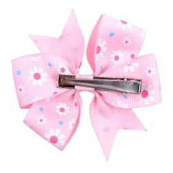 Ribbon Hair Bows med klipp - Baby Girls - Blommor