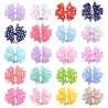 Pinzas de cabello1Piece - Tazones de pelo de cinta con clip - Niñas de bebé - Flores
