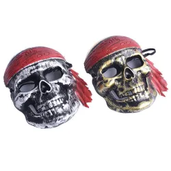 Venetian Skull masker - Halloween - guld - silver