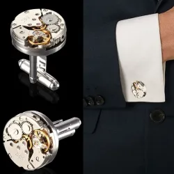 2Pcs - Cufflinks - mekaaninen - Unisex