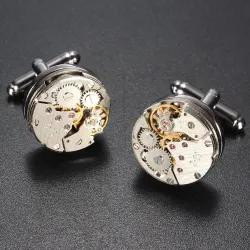 2Pcs - Cufflinks - Meccanico - Unisex