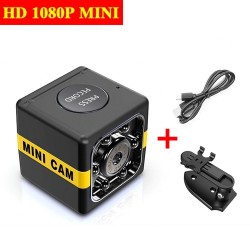 Audio Cámara Video1080P - cámara HD completa con micrófono - enfoque automático - visión nocturna - detección de movimiento