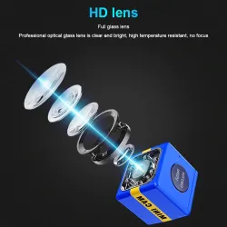 1080P - telecamera full HD con microfono - messa a fuoco automatica - visione notturna - rilevamento del movimento