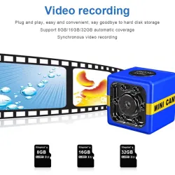 1080P - full HD camera met microfoon - autofocus - nachtzicht - bewegingsdetectieAudio Camera Video